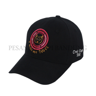 pesanan topi_baseball cap hitam