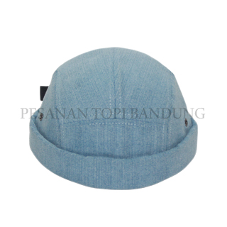 mikihat five panel blue jeans