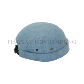 pesanan topi bandung_mikihat blue five panel