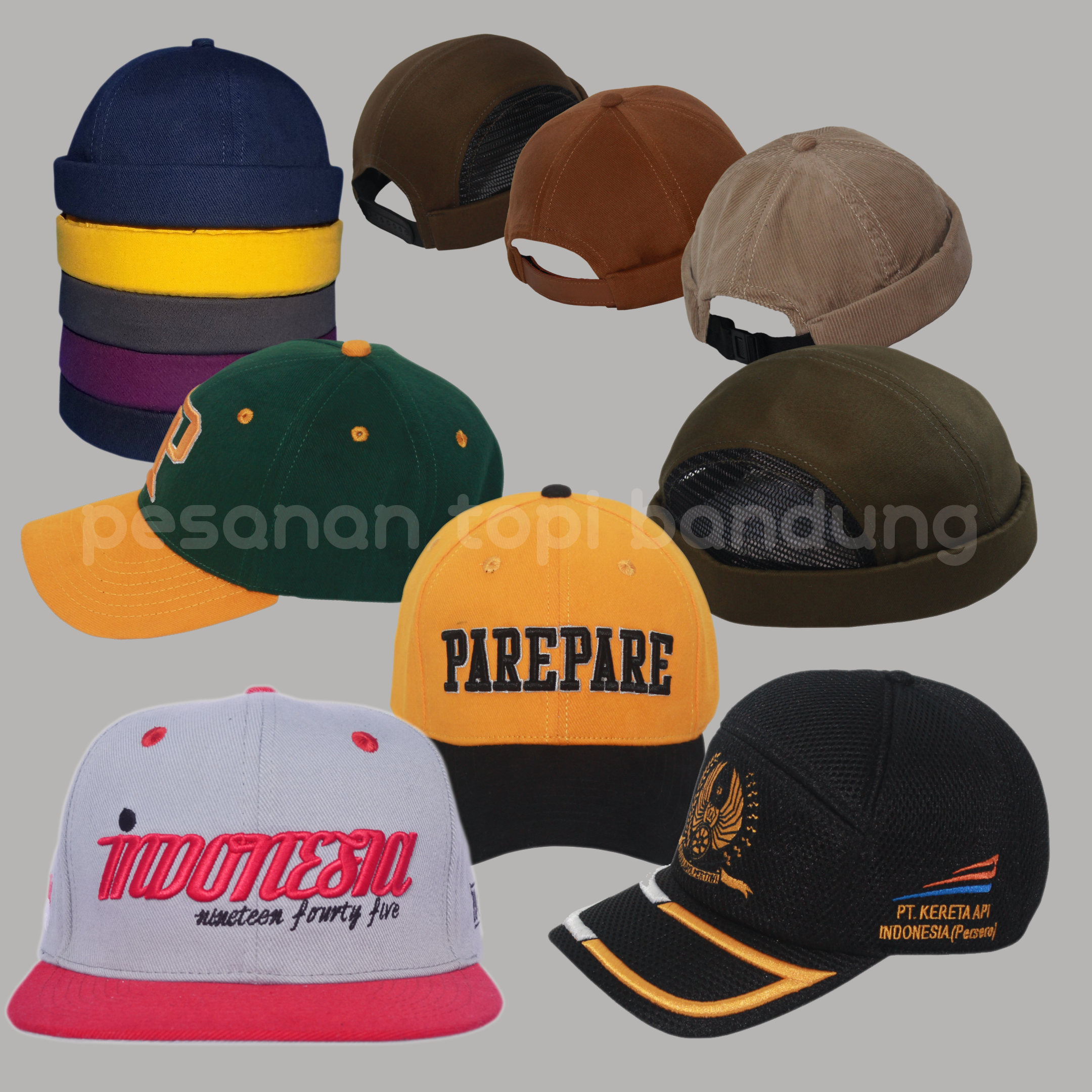pesanan topi 081222900347